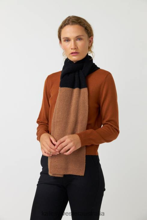 Fluffy scarf Black Kate Sylvester Women Accessory 4T0D305