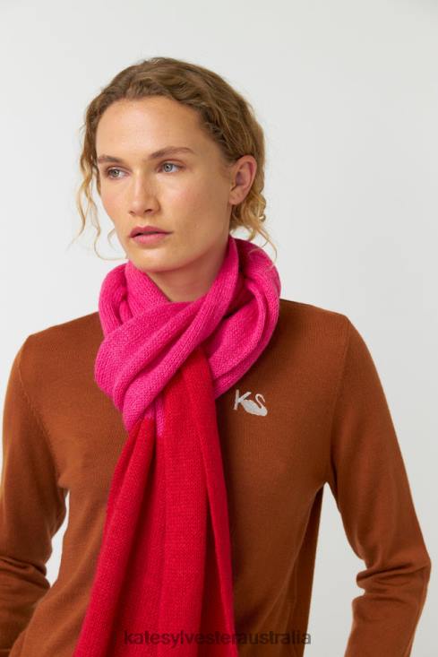 Fluffy scarf Pink Kate Sylvester Women Accessory 4T0D306