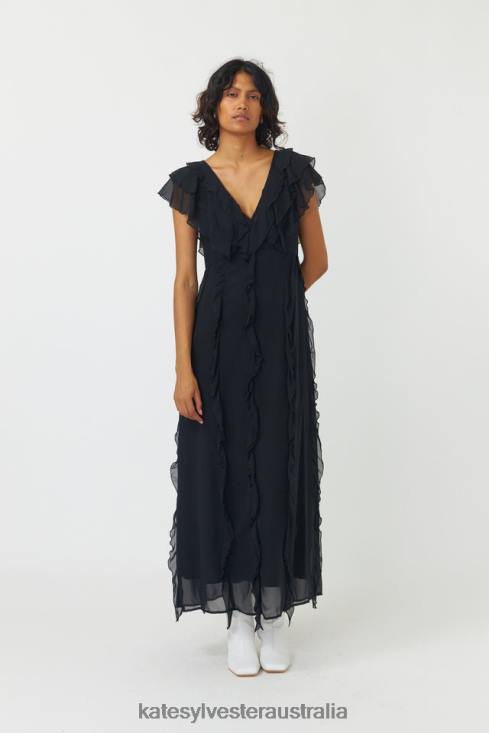 Brana maxi dress Black Kate Sylvester Women Clothing 4T0D125