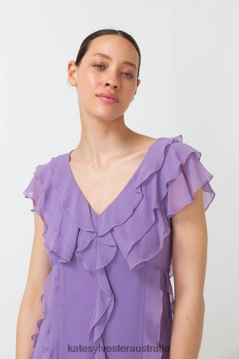 Brana maxi dress Lilac Kate Sylvester Women Clothing 4T0D115