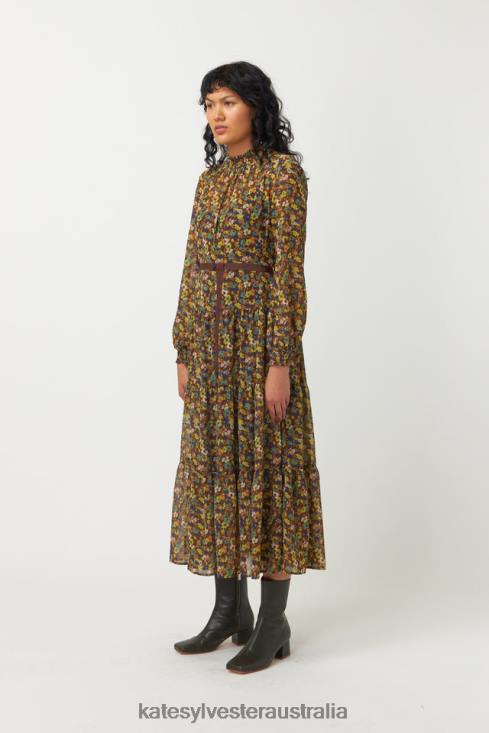 Dimity Dress Olive Kate Sylvester Women Clothing 4T0D65