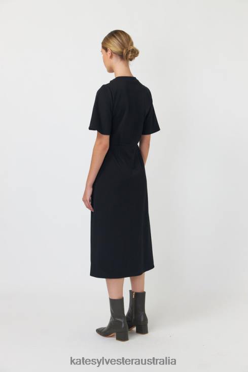 Falling roses dress Black Kate Sylvester Women Clothing 4T0D100