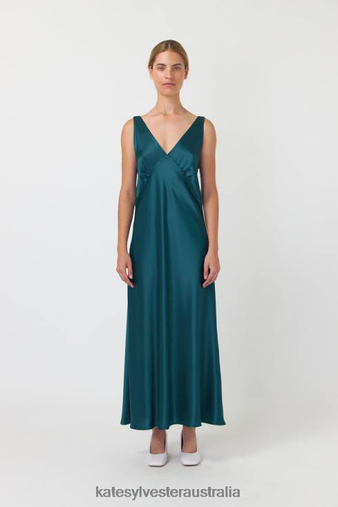 Faye slip dress Emerald Kate Sylvester Women Clothing 4T0D118