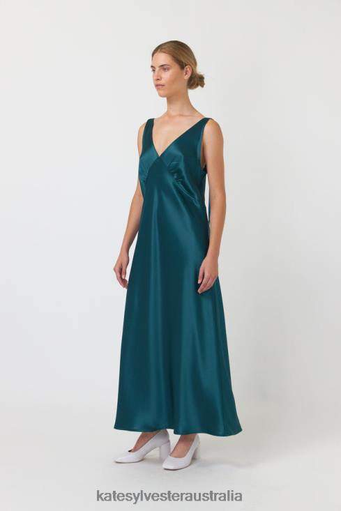 Faye slip dress Emerald Kate Sylvester Women Clothing 4T0D118