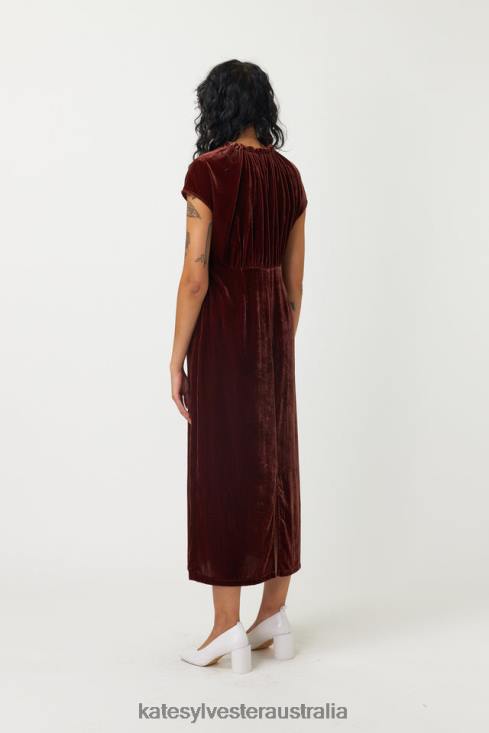 Heda Dress Espresso Kate Sylvester Women Clothing 4T0D38