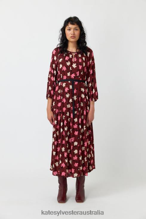 Magnolia dress Espresso Kate Sylvester Women Clothing 4T0D86