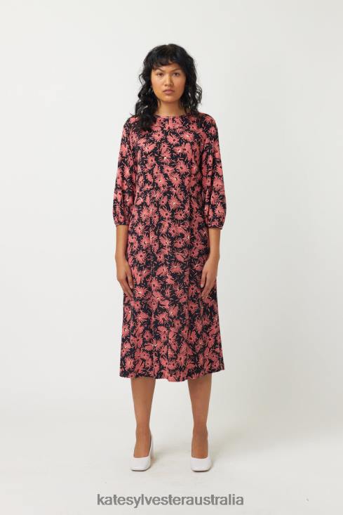 Mariacarla Dress Coral Kate Sylvester Women Clothing 4T0D47