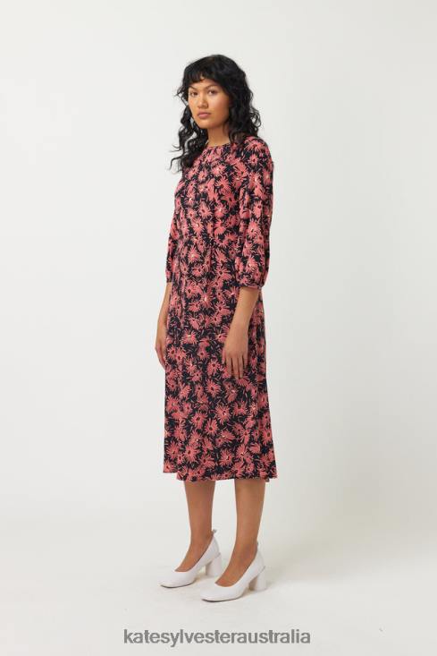 Mariacarla Dress Coral Kate Sylvester Women Clothing 4T0D47