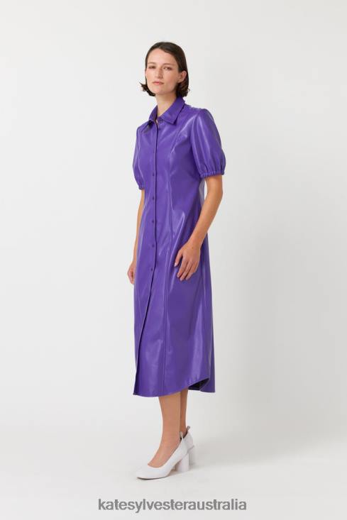 Olive shirt dress Purple Kate Sylvester Women Clothing 4T0D114