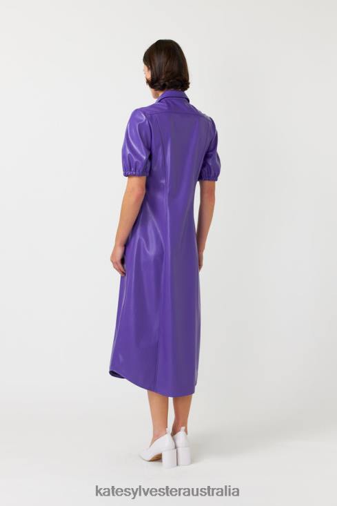 Olive shirt dress Purple Kate Sylvester Women Clothing 4T0D114