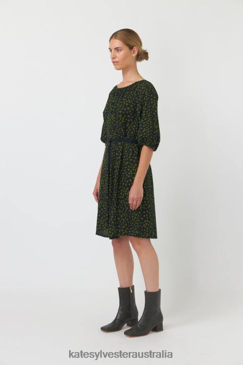 Pebbles smock dress Black Kate Sylvester Women Clothing 4T0D133