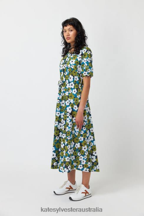 Pop dress Ivory olive Kate Sylvester Women Clothing 4T0D134