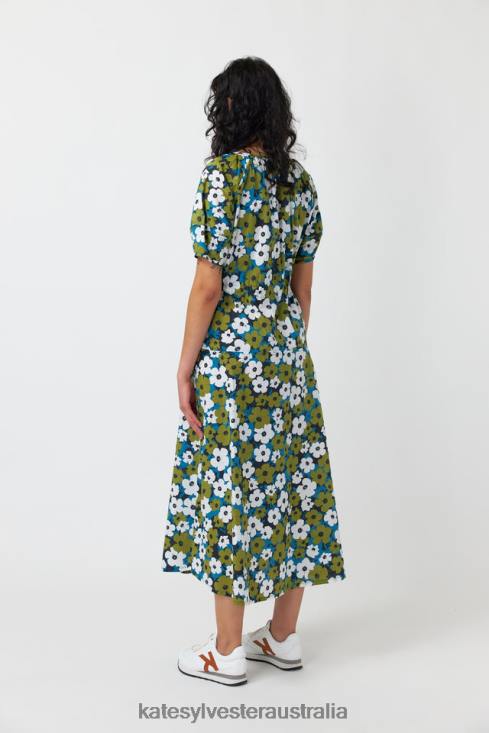 Pop dress Ivory olive Kate Sylvester Women Clothing 4T0D134