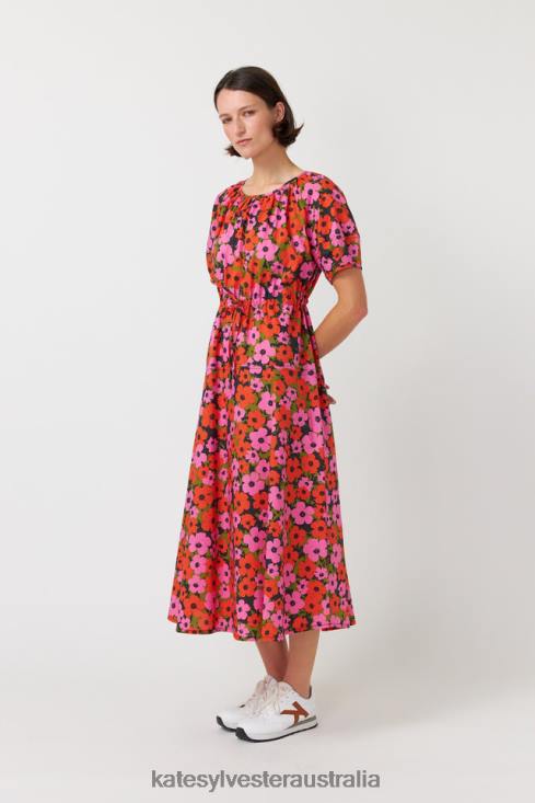 Pop dress Pink orange Kate Sylvester Women Clothing 4T0D150