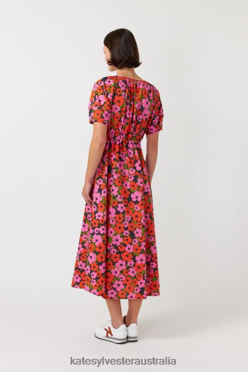 Pop dress Pink orange Kate Sylvester Women Clothing 4T0D150