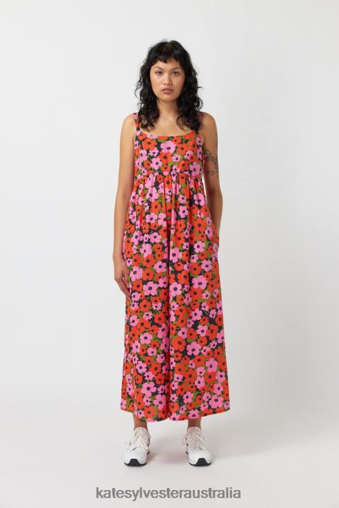 Pop sundress Pink orange Kate Sylvester Women Clothing 4T0D151