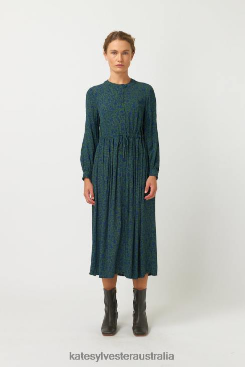 Rosa Dress Emerald Kate Sylvester Women Clothing 4T0D29