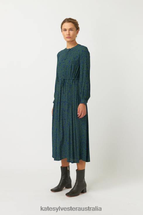 Rosa Dress Emerald Kate Sylvester Women Clothing 4T0D29