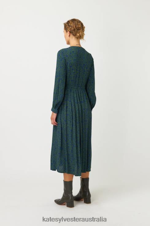 Rosa Dress Emerald Kate Sylvester Women Clothing 4T0D29