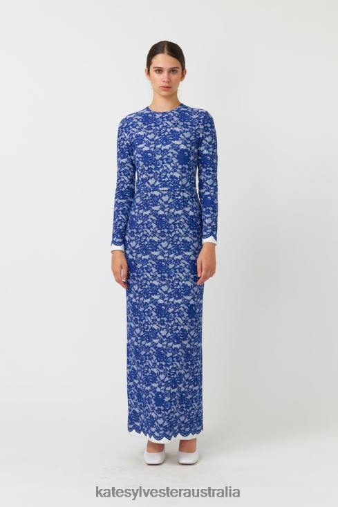 Rose maxi dress Navy Kate Sylvester Women Clothing 4T0D90