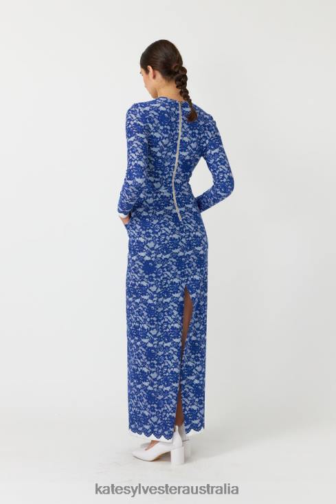 Rose maxi dress Navy Kate Sylvester Women Clothing 4T0D90