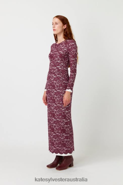 Rose maxi dress Plum Kate Sylvester Women Clothing 4T0D83