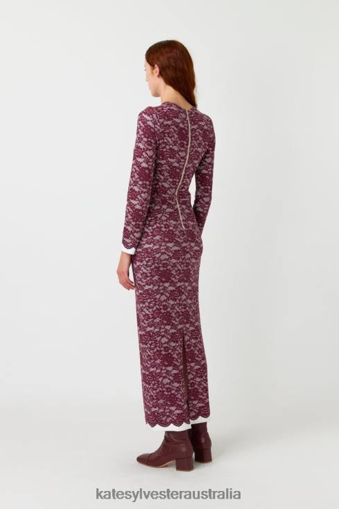 Rose maxi dress Plum Kate Sylvester Women Clothing 4T0D83