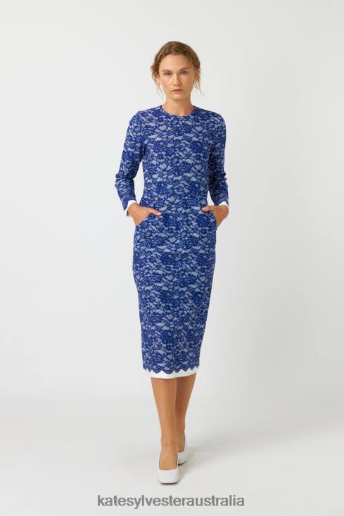 Valencia dress Navy Kate Sylvester Women Clothing 4T0D91