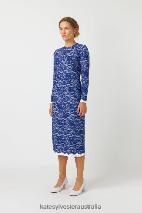 Valencia dress Navy Kate Sylvester Women Clothing 4T0D91