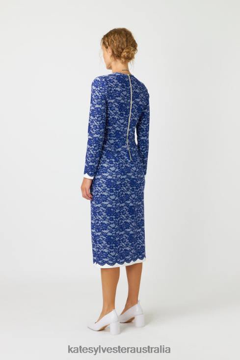 Valencia dress Navy Kate Sylvester Women Clothing 4T0D91
