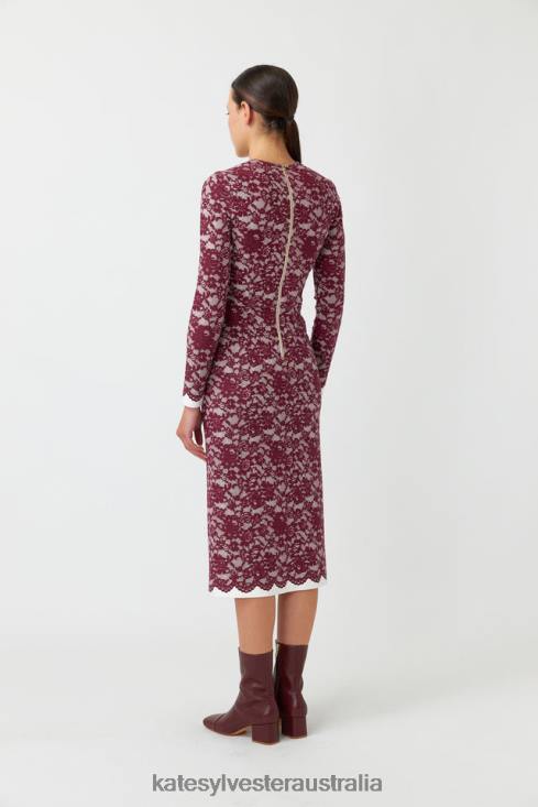 Valencia dress Plum Kate Sylvester Women Clothing 4T0D84