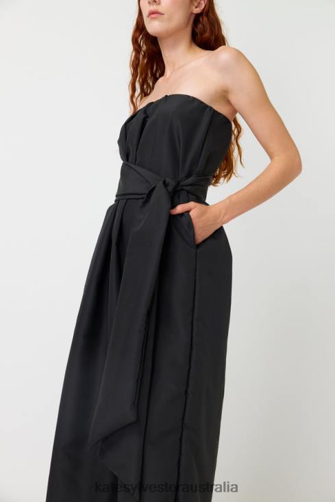 Zizi maxi dress Black Kate Sylvester Women Clothing 4T0D95