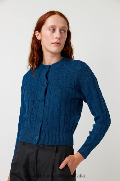 Courtney cardigan Marine Kate Sylvester Women Clothing 4T0D35