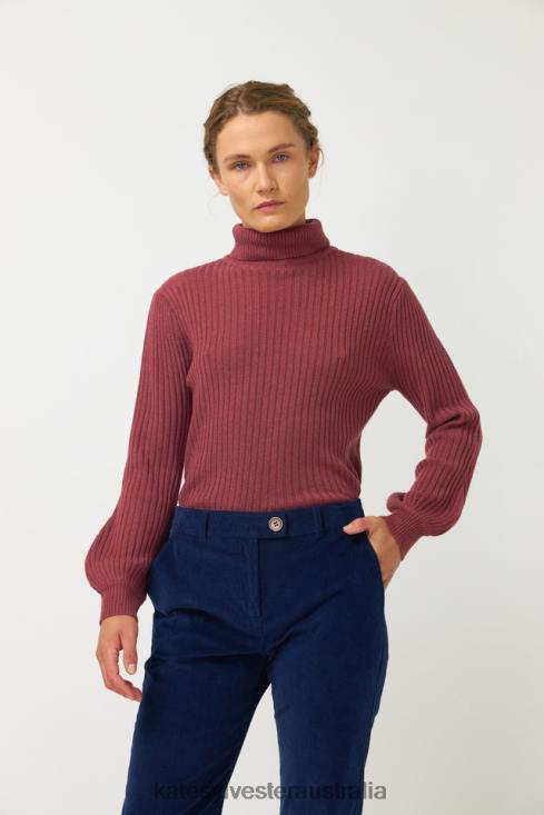 Ribbed Jumper Rose Kate Sylvester Women Clothing 4T0D45