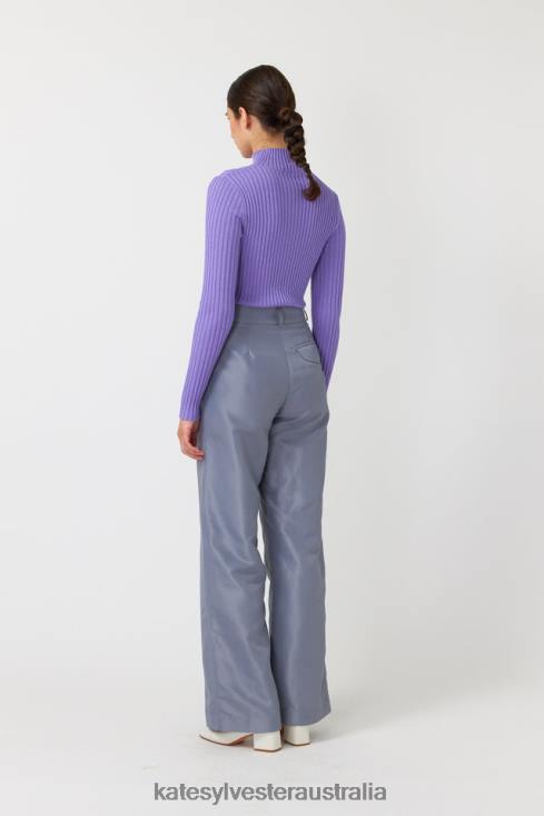 Zora skinny rib Lilac Kate Sylvester Women Clothing 4T0D64