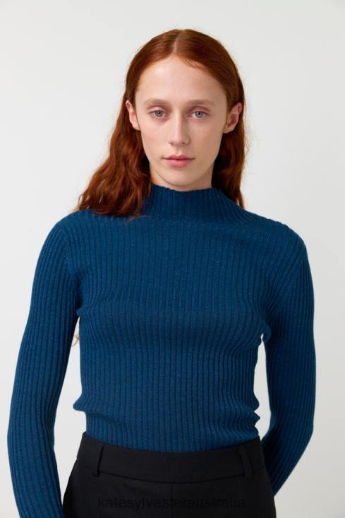 Zora skinny rib Marine Kate Sylvester Women Clothing 4T0D37