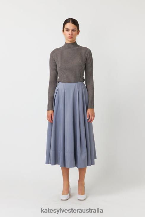 Zora skinny rib Smoke Kate Sylvester Women Clothing 4T0D60