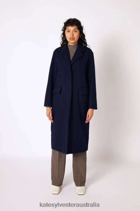 Aria Coat Ink Kate Sylvester Women Clothing 4T0D74