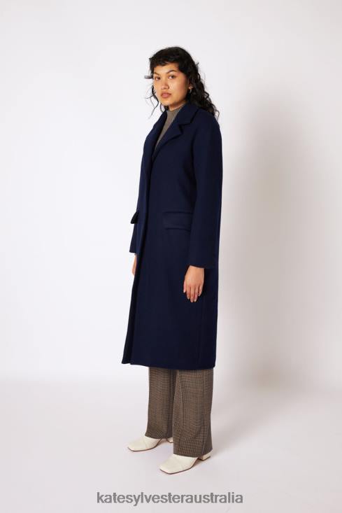 Aria Coat Ink Kate Sylvester Women Clothing 4T0D74