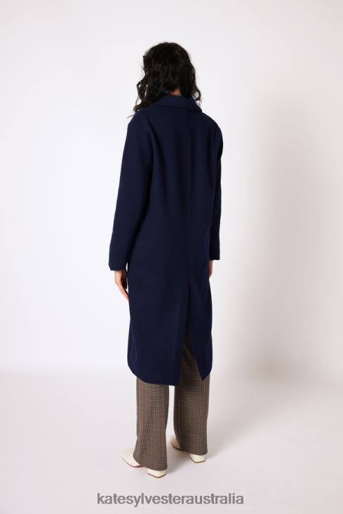 Aria Coat Ink Kate Sylvester Women Clothing 4T0D74