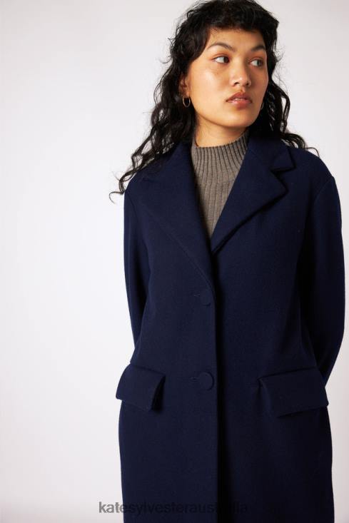 Aria Coat Ink Kate Sylvester Women Clothing 4T0D74