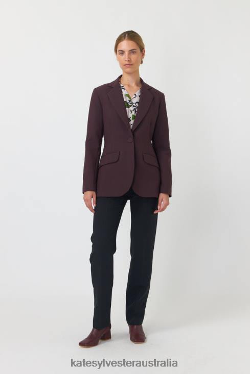 Charles blazer Mahogany Kate Sylvester Women Clothing 4T0D279