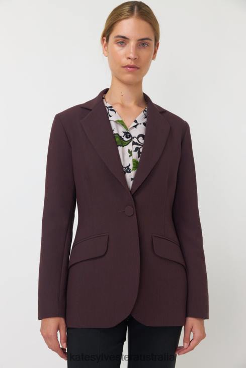 Charles blazer Mahogany Kate Sylvester Women Clothing 4T0D279
