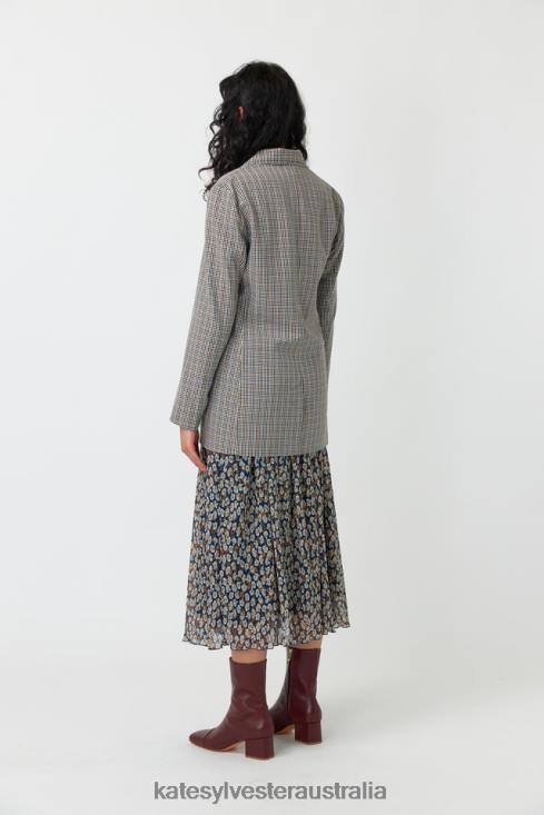 Checked blazer Sandstone Kate Sylvester Women Clothing 4T0D270