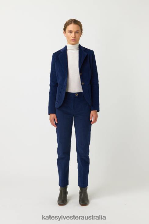 Cord Blazer Ink Kate Sylvester Women Clothing 4T0D21