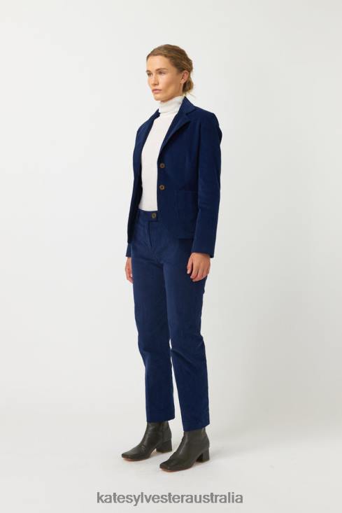 Cord Blazer Ink Kate Sylvester Women Clothing 4T0D21