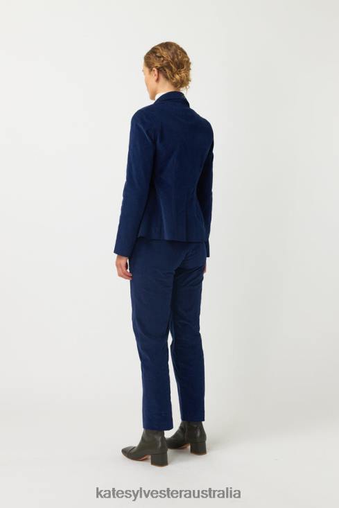 Cord Blazer Ink Kate Sylvester Women Clothing 4T0D21