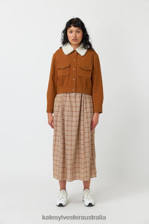 Denim shearling jacket Whisky Kate Sylvester Women Clothing 4T0D264