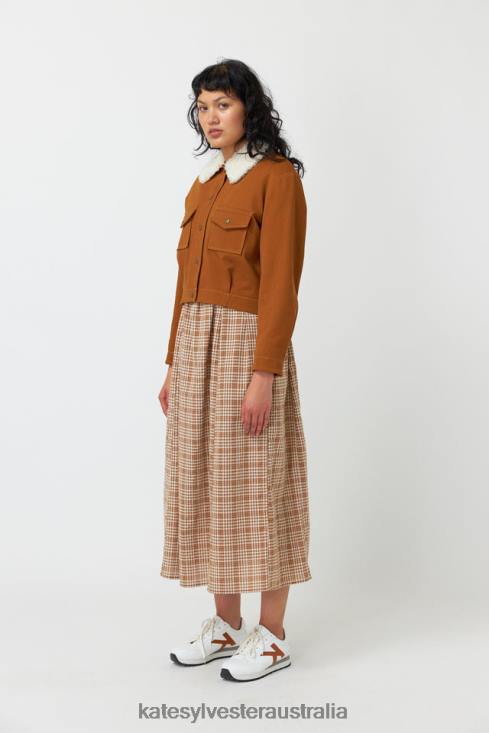 Denim shearling jacket Whisky Kate Sylvester Women Clothing 4T0D264