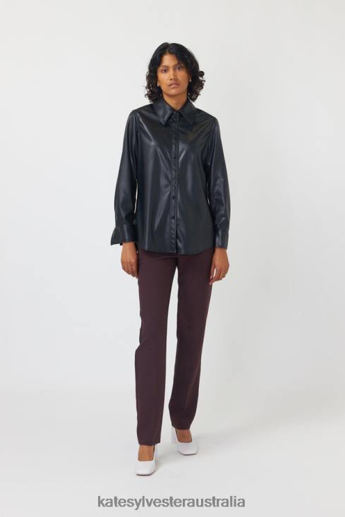 Frances overshirt Black Kate Sylvester Women Clothing 4T0D282